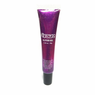 Фиолетовый гель с блестками Opawz Pet Glitter Gel Purple 30 мл