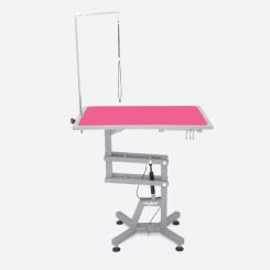 Стол для груминга Shernbao FT-819 Pink на пневмопомпе артикул FT-819 PINK фото, цена gr_19284-01, фото 1