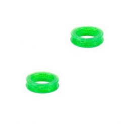 Зеленые кольца для ножниц Show Tech силикон, d-21 мм. 2 шт. артикул STC-22STE052 фото, цена gr_19325-01, фото 1