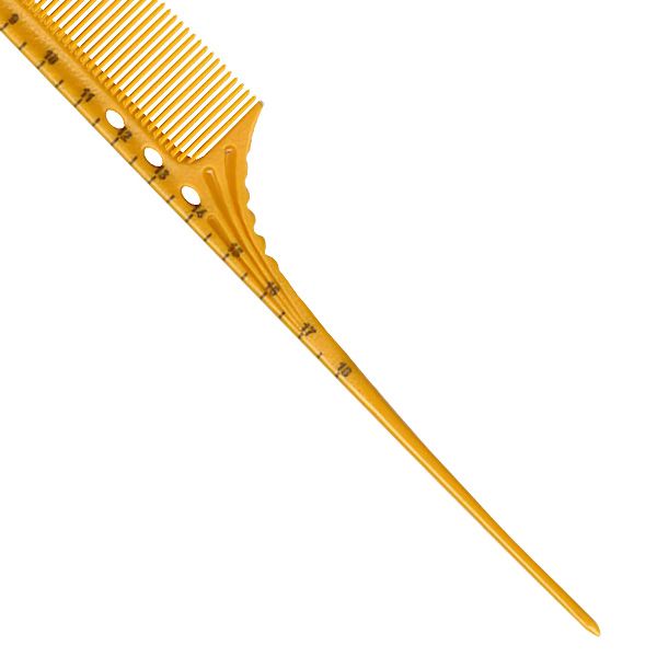 Удлиненная расческа с шпикулем Sway Yellow ion 012