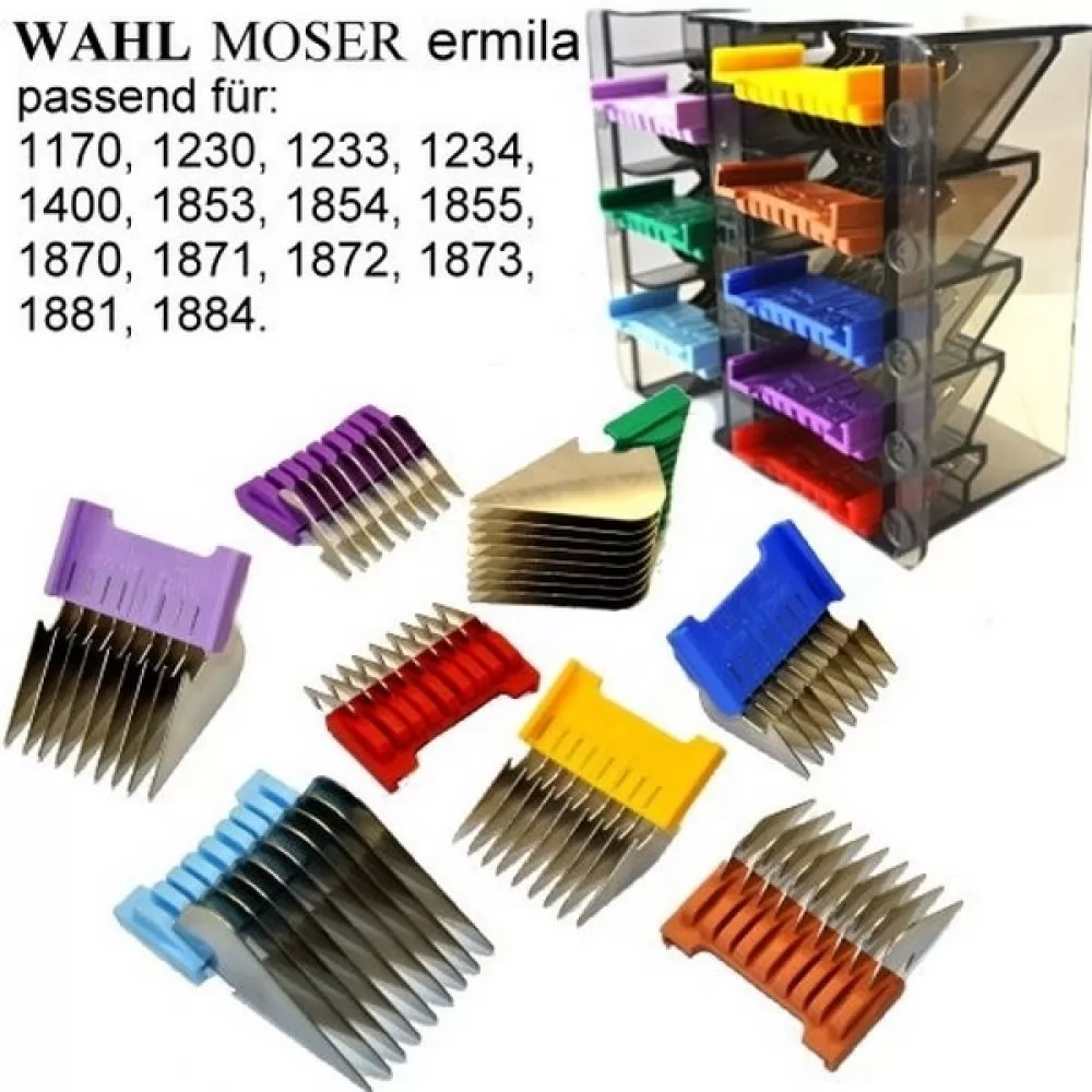 Набор стальных насадок для машинок Moser 1230/1400/1881/1884 - 2