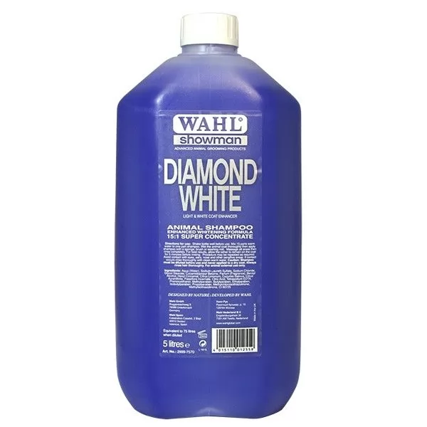 Отзывы на Шампунь для светлой шерсти Wahl Diamond White 5000 мл. - 1