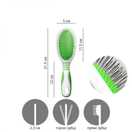 Фото Щітка для собак Andis Medium Pin Brush - 2