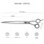 Характеристики Ножиці для грумінгу Swordex Pet Line 10.0 - 0910 - 2