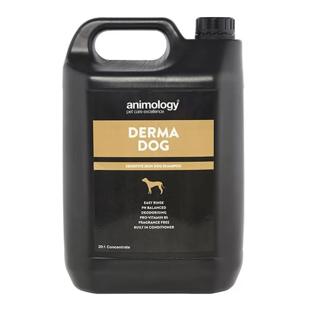 Шампунь для чутливої ??шкіри собак Animology Derma Dog 5 л.