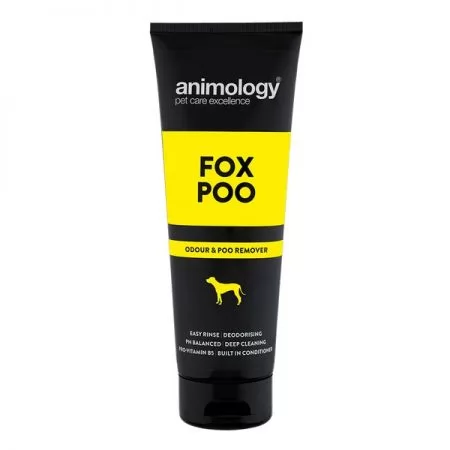 Фото Шампунь для шерсті від неприємних запахів Animology Fox Poo 250 мл. - 1