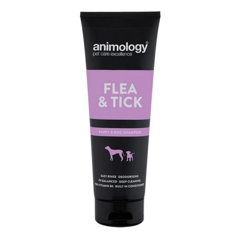 Шампунь ANIMOLOGY FLEA& TICK от блох и клещей 250 мл.