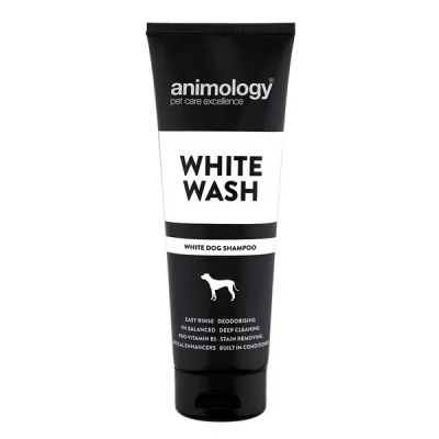 Характеристики Шампунь для белой и серебристой шерсти Animology White Wash 250 мл. 
