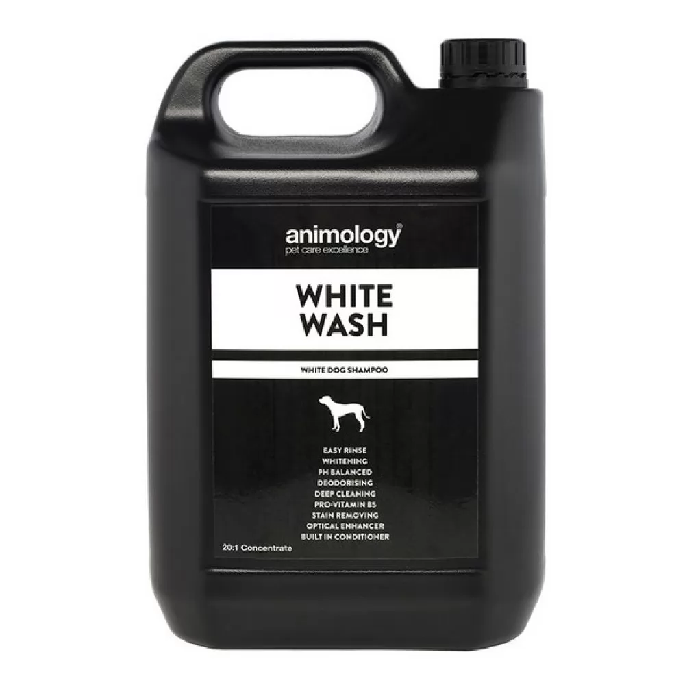 Шампунь ANIMOLOGY WHITE WASH для белой и серебристой шерсти 5л.