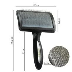 Фото Пуходерка-сликер, ANDIS Premium Soft-Tooth Slicker Brush с мягкой основой - 2