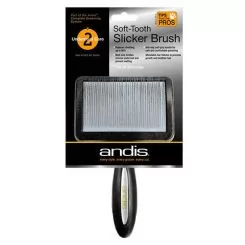 Фото Пуходерка-сликер, ANDIS Premium Soft-Tooth Slicker Brush с мягкой основой - 4