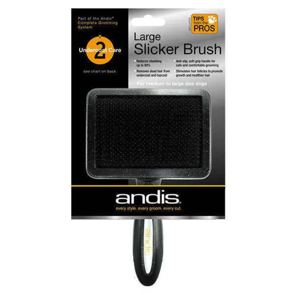 Пуходерка для великих собак Andis Premium Firm Slicker Brush - 4