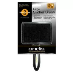 Фото Пуходерка-сликер большая, ANDIS Premium Firm Slicker Brush черная - 4