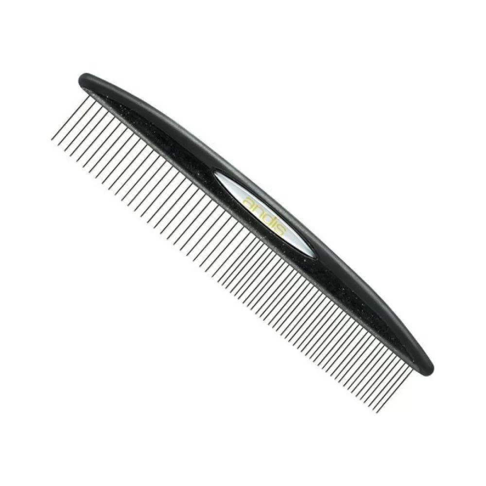 Расческа комбинированная ANDIS Premium 7.5" Steel Comb для вычесывания