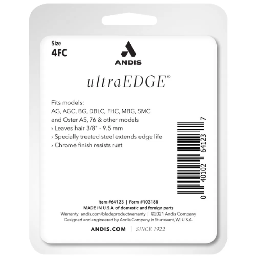 Ножевой блок Andis Ultra Edge 9,5 мм. #4FC - 3