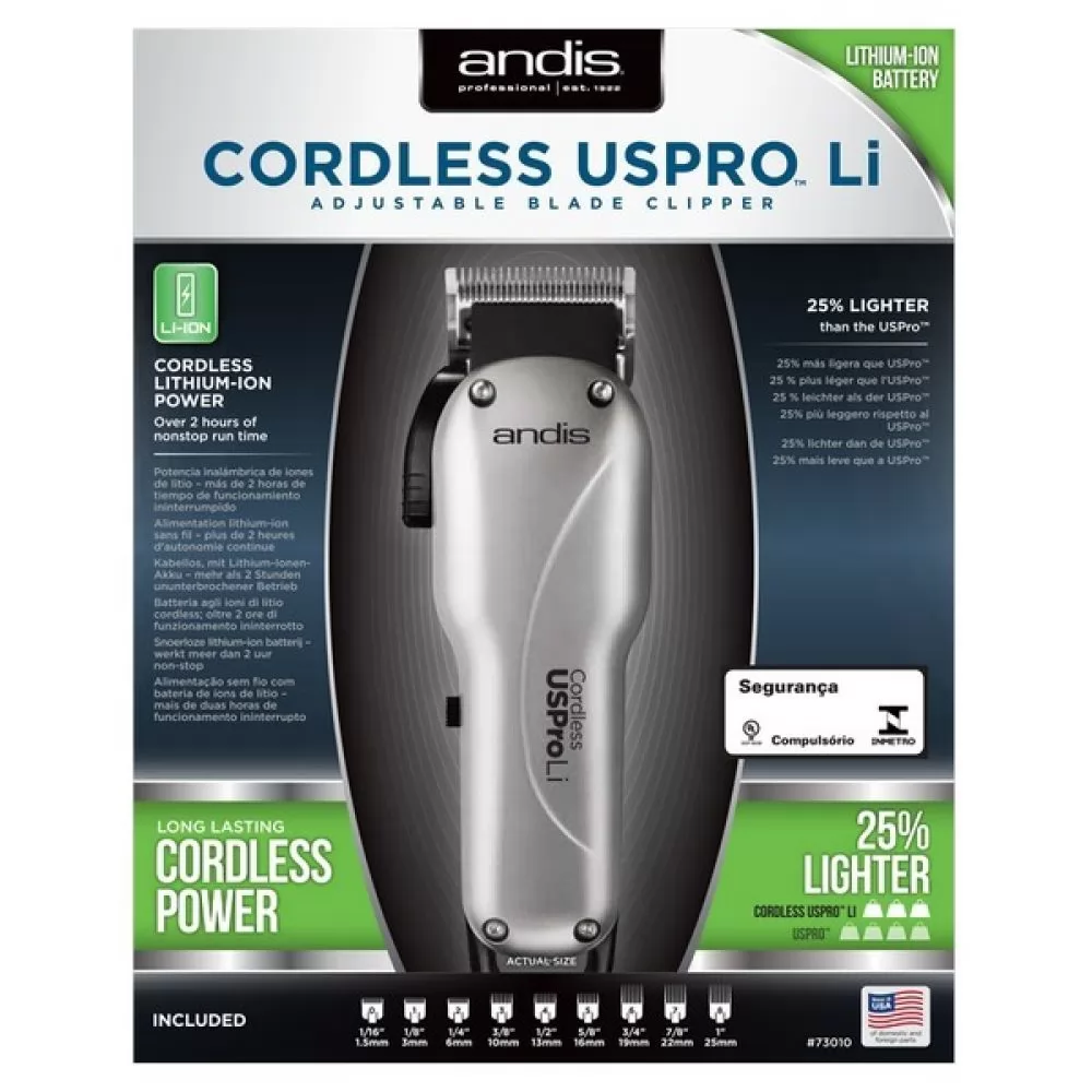 Машинка для стрижки тварин Andis Cordless US PRO LI - 4