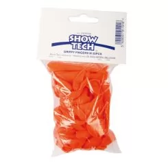Фото SHOW TECH Латексный напальчник для тримминга оранжевые L упаковка 25 шт. - 1
