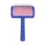 SHOW TECH Пуходерка-сликер средняя мягкие/длинные зубцы 15мм, розовая основа