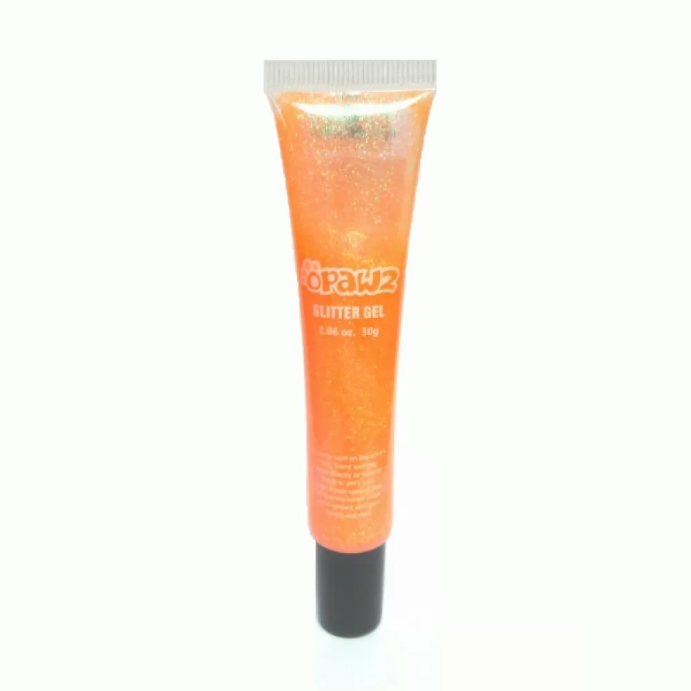 Гель с блестками для шерсти Opawz Pet Glitter Gel Orange 30 мл