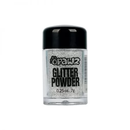 Фото Порошок-блестки для шерсти Opawz Glitter Powder Silver 8 мл - 1