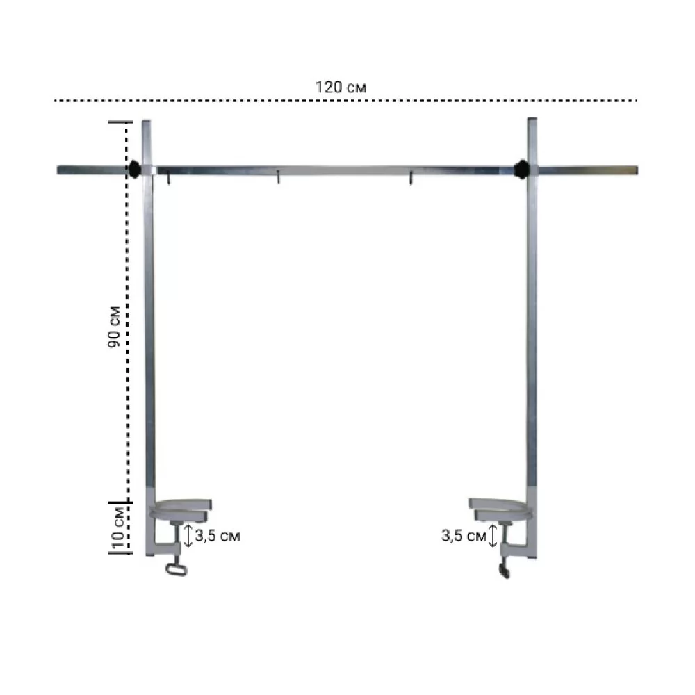 Кронштейн на стіл для грумінгу тварин Groomer-KR3 - 2