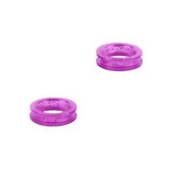 Фото Фиолетовые кольца для ножниц Show Tech силикон, d-21 мм. 2 шт. - 1