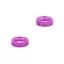 Фиолетовые кольца для ножниц Show Tech силикон, d-21 мм. 2 шт.