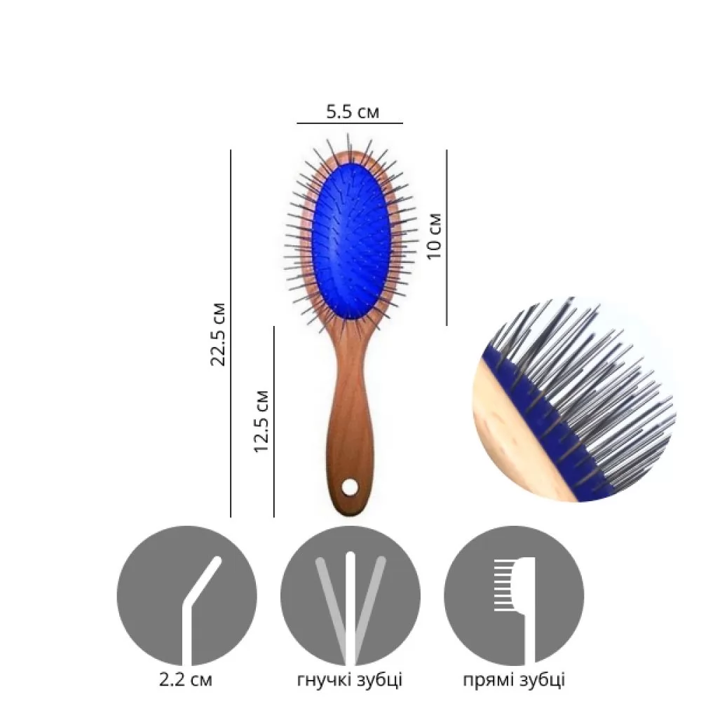 З Щітка для собак з металевою щетиною Artero Soft Metal Brush купують: - 2