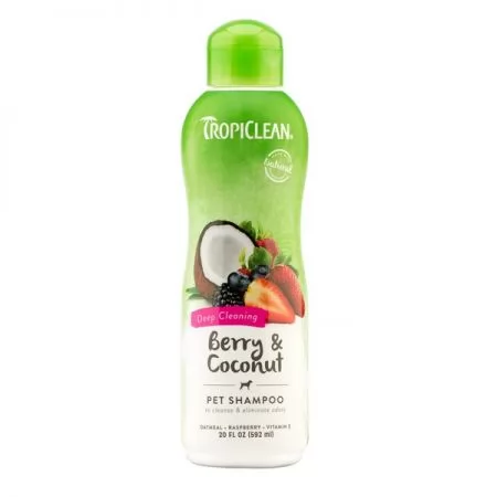 Фото Шампунь Tropiclean Berry and Coconut глубокой очистки 592 мл. - 1