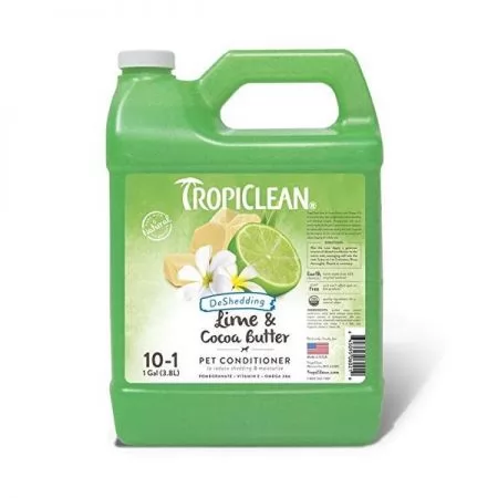 Фото Кондиціонер Tropiclean Lime and Cocoa Butter 1:10 розгладжуючий 3,78 л. - 1