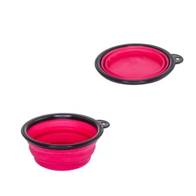 З Складна миска-поїлка для собак GR Drinking bowl for dogs red купують: