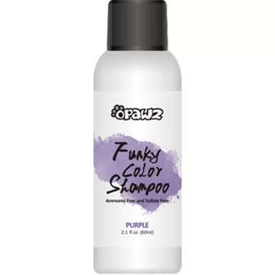 С Фиолетовый оттеночный шампунь для животных Opawz Funky Color Purple 60 мл. покупают: