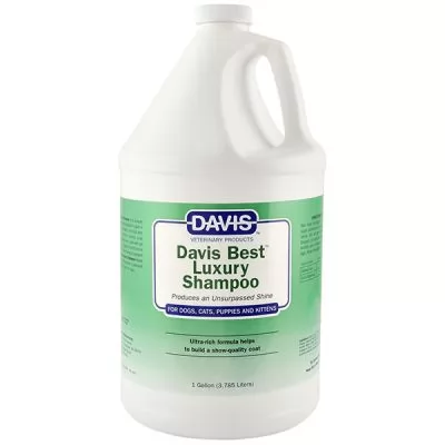 Характеристики Шампунь для блеска шерсти Davis Best Luxury Shampoo 12:1 - 3,8 л. 