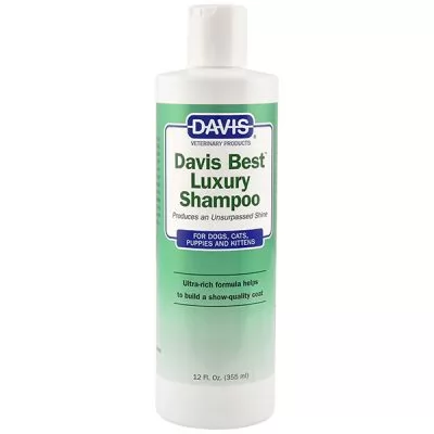Характеристики Шампунь для блиску шерсті Davis Best Luxury Shampoo 12: 1 - 50 мл.