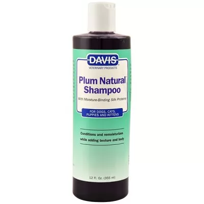 Усі фото Шампунь з протеїнами шовку Davis Plum Natural Shampoo 24: 1 - 355 мл.