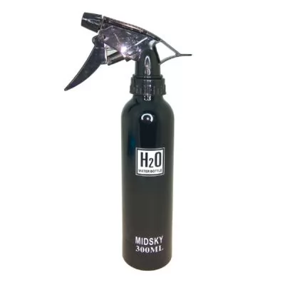 Характеристики Чорний металевий розпилювач для води H2O Midsky 300 мл.