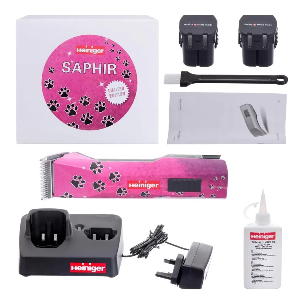 Машинка для стрижки тварин Heiniger Saphir Pink - 6