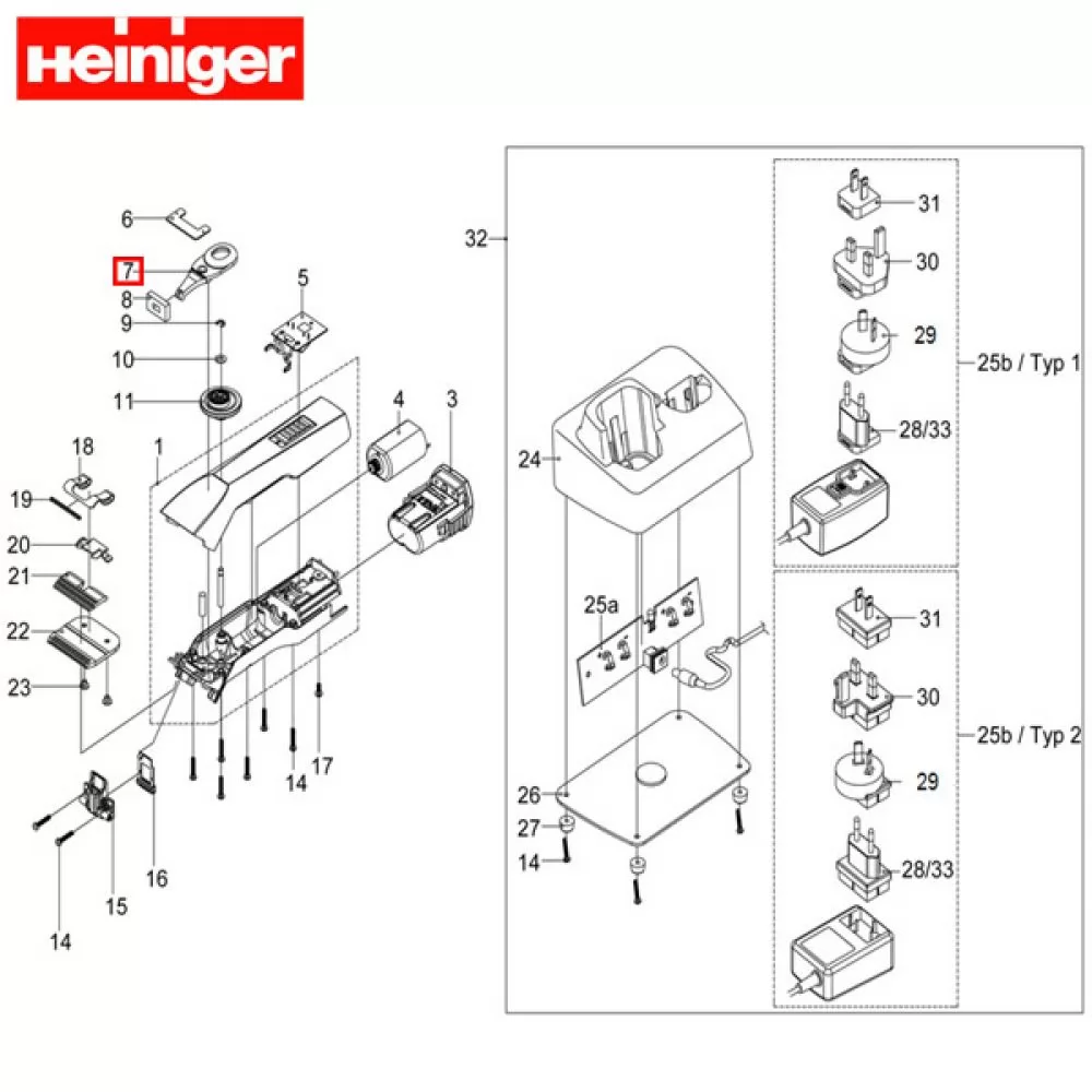 Куліса на роторні машинки для стрижки тварин Heiniger - 2