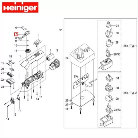 Фото Куліса на роторні машинки для стрижки тварин Heiniger - 2