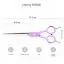 Фіолетові ножиці для стрижки собак Chonry F650S 6,5 дюймів - 2