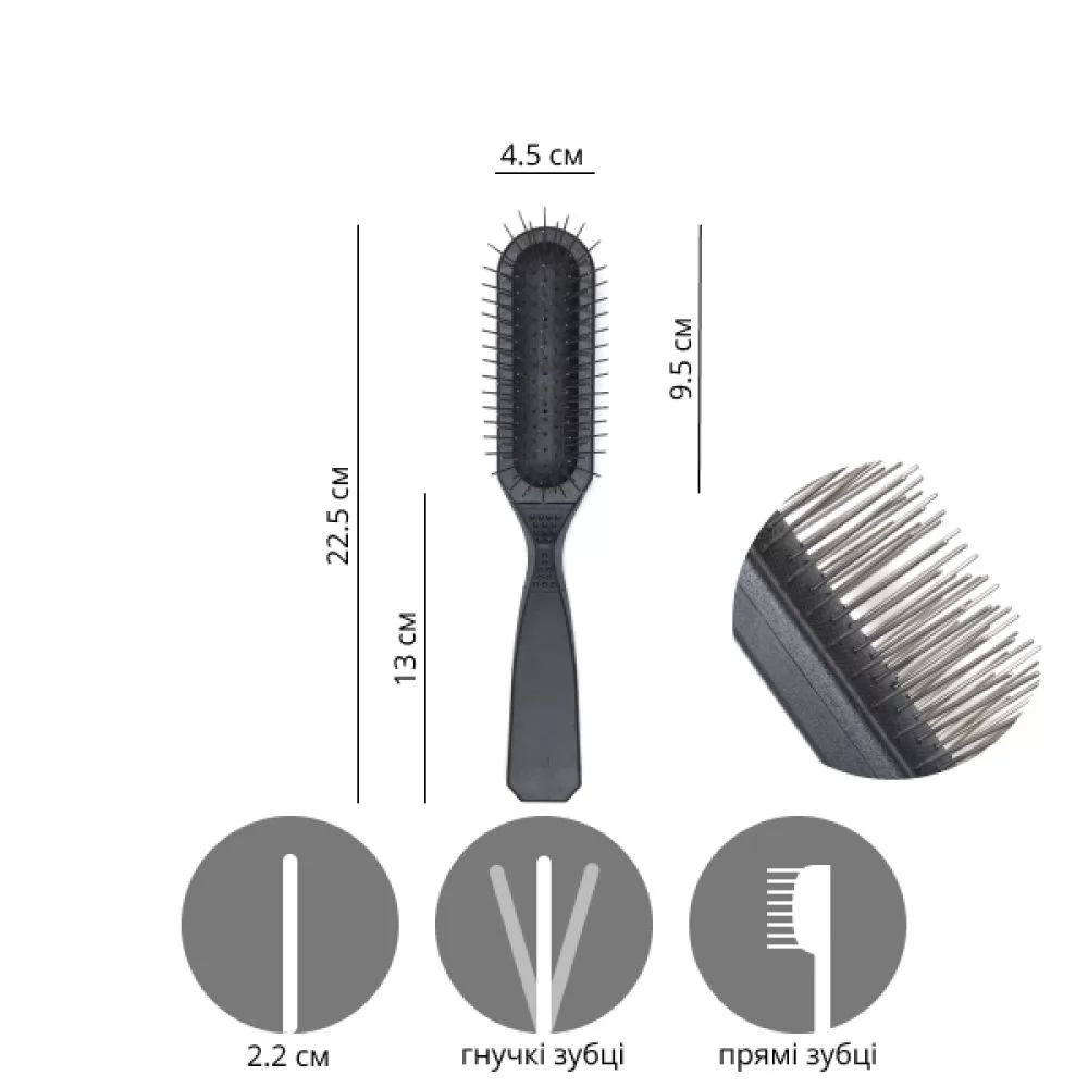 Щітка для тварин Show Tech Ultra-Pro Pin Brush Oblong Pin Brush - 2