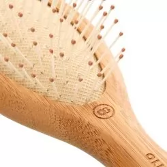 Фото Щітка масажна бамбукова Bamboo touch detangle nylon XS - 4