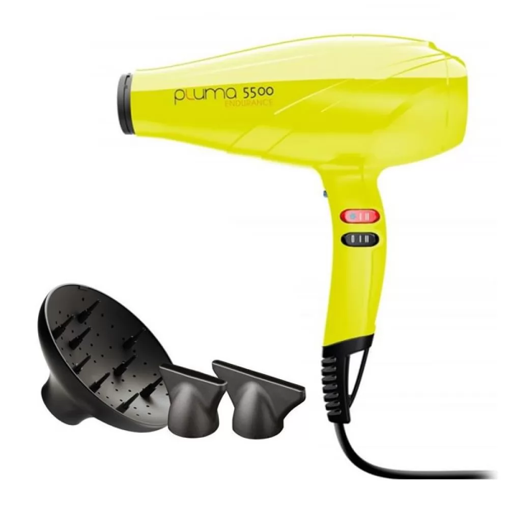 Фен для сушки животных Ga.Ma Pluma Endurance 5500 Ion Yellow 2400 Вт