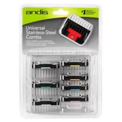 Фото Комплект насадок Andis Universal Stainless Steel Combs у коробці 8 шт. - 5