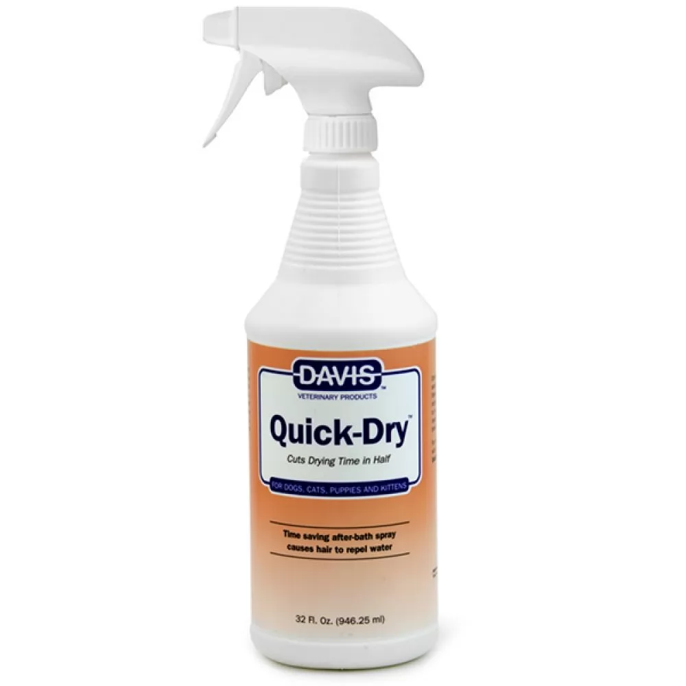 Спрей для ускоренной сушки собак и котов Davis Quick-Dry Spray 946 мл.