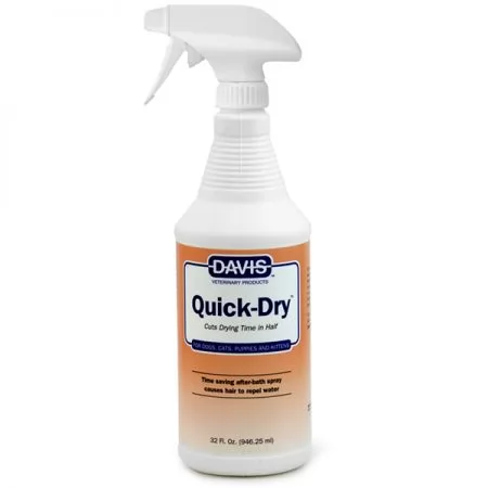 Фото Спрей для ускоренной сушки собак и котов Davis Quick-Dry Spray 946 мл. - 1