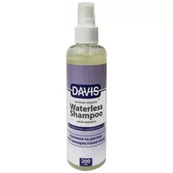 Фото Сухий шампунь для собак та котів Davis Waterless Shampoo 200 мл. - 1