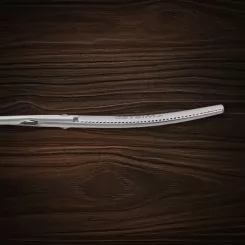 Фото Вигнуті фінішні ножиці для грумінгу Barracuda Twisted 7 дюймів 38 зубців - 7