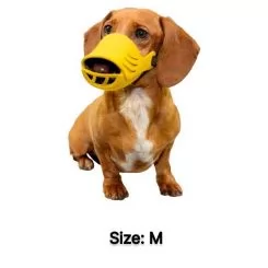Фото Силіконовий намордник для собак качечка Artero розмір M - 1