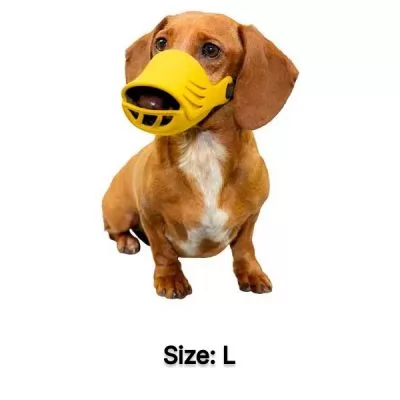 Все фото Силиконовый намордник для собак уточка Artero размер L 
